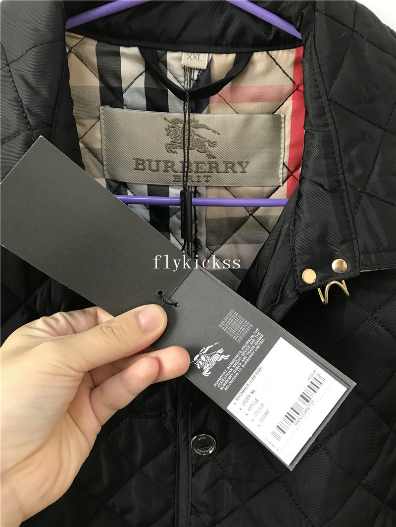 Burberry Winter Coats Women Black Ladies Jackets Overcoats